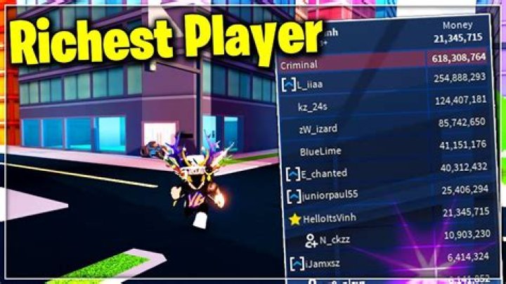 Who is the richest Jailbreak player?
