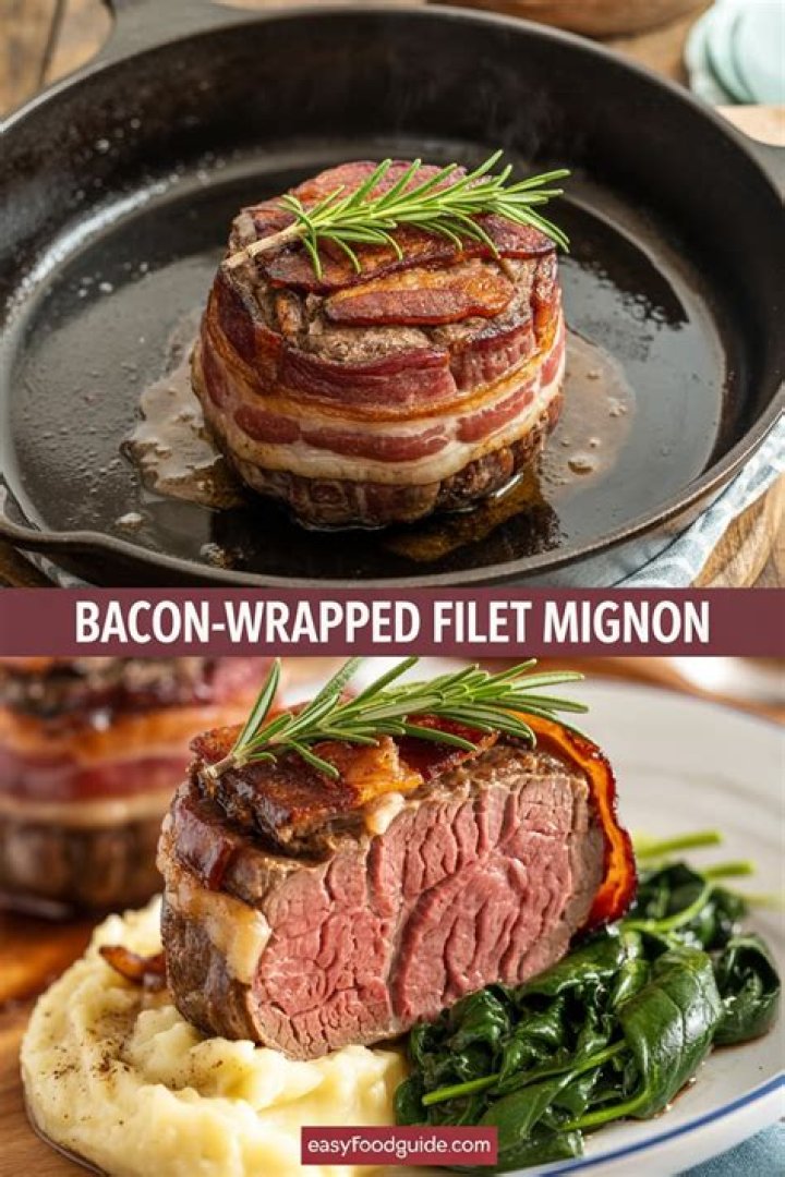 Why do they wrap bacon around filet mignon?