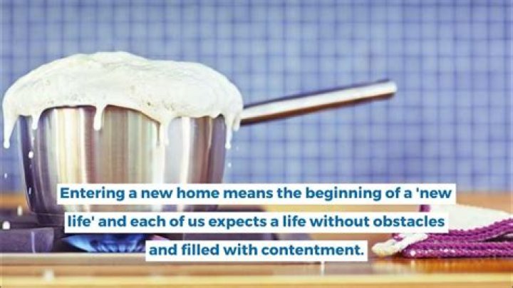 Why do we boil milk in new house?
