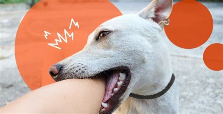 Why does my dog bite me when I take him for a walk?