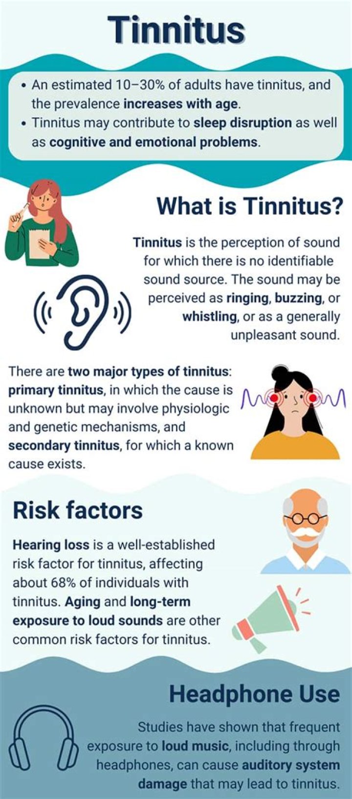 Why does tinnitus increase when lying down?
