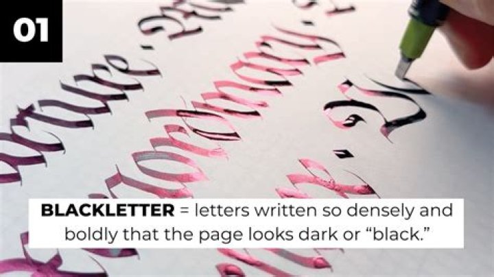 Why is it called blackletter?