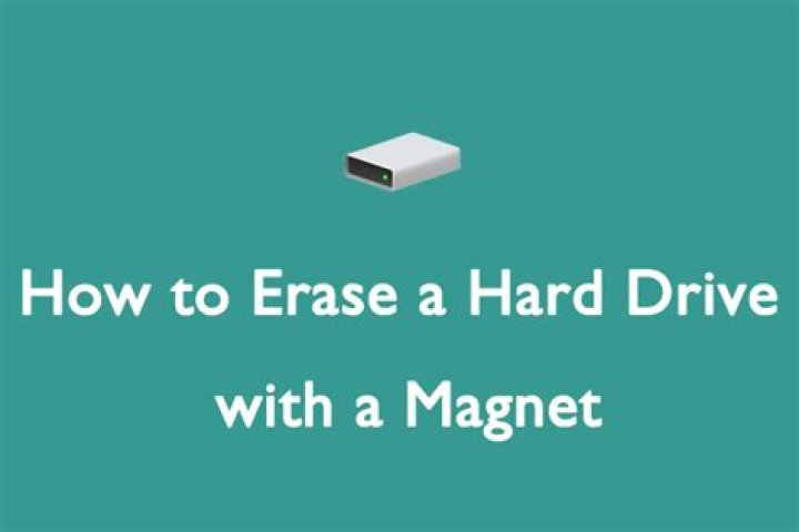 Will a magnet erase a hard drive?