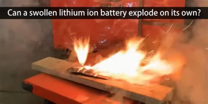 Will a swollen battery explode?